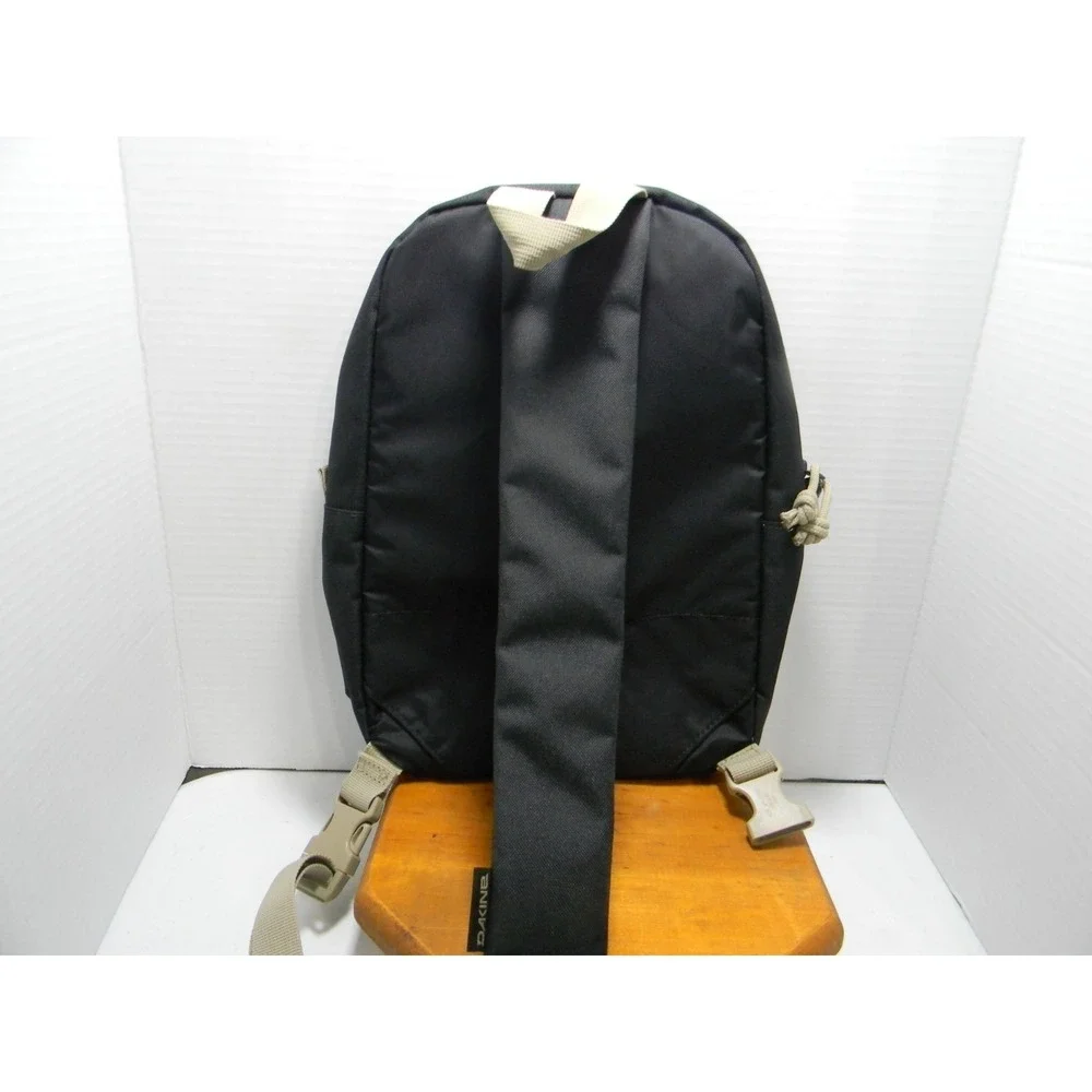 Dakine Sling Backpack Black Tan Single Strap Bungee Crossbody Outdoor Bag